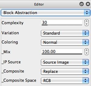 Triangular Block Regionize Effect 6 Block Abstraction Window