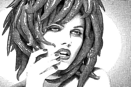 Sketch Effects 20 Crowquill Fixed Hatch 1